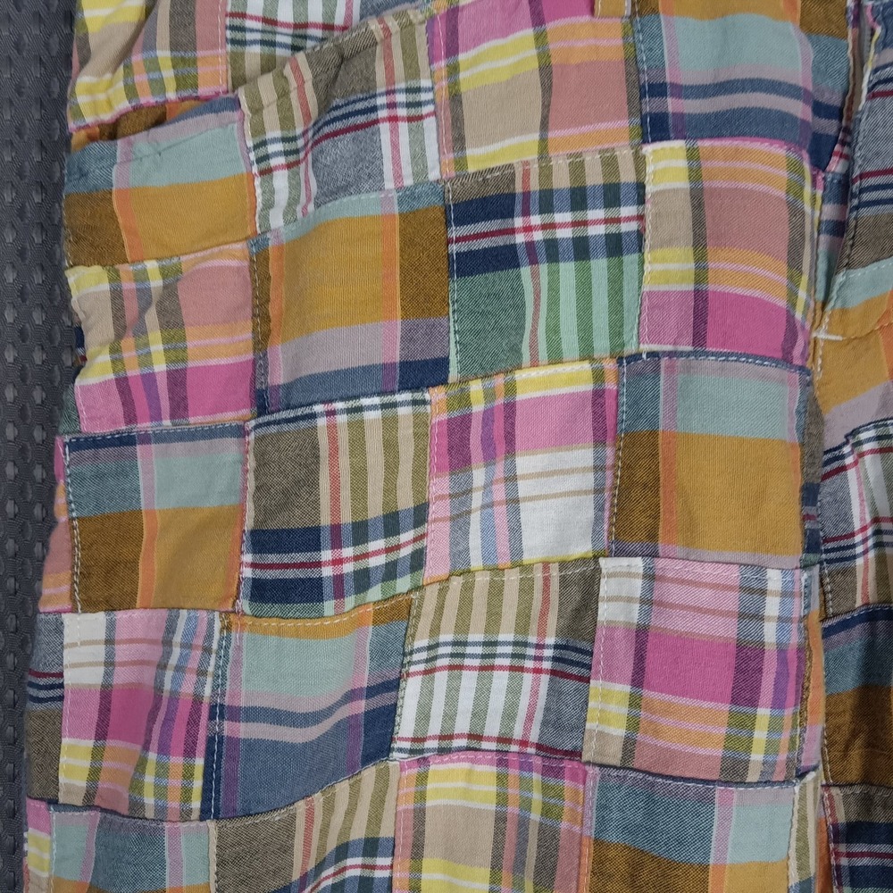 Duck Head Patchwork Plaid Shorts Women's Size 1 100% Cotton Made in India - Picture 8 of 12